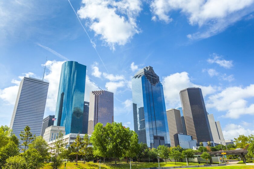 Houston, Texas, skyline.