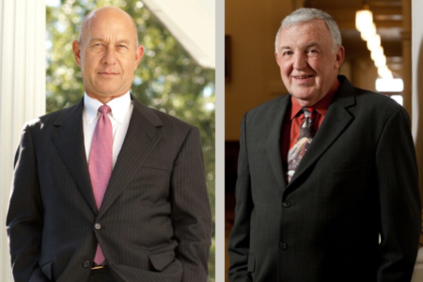 Texas legislators John Whitmire and Jerry Madden