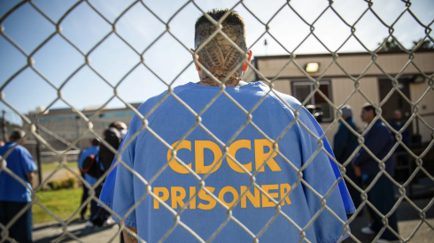 An inmate at San Quentin State Prison