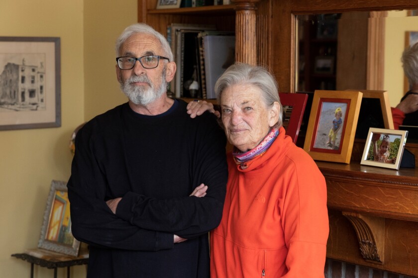 an elderly couple