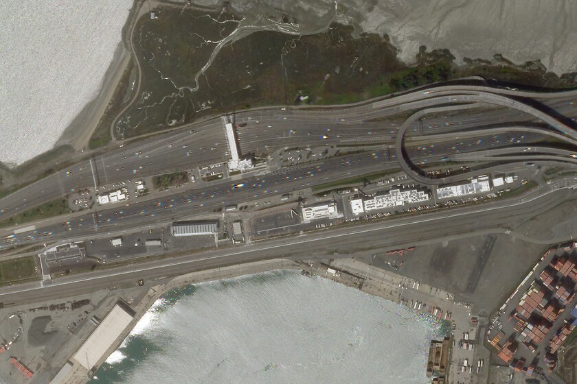 Calif.+Bay+Bridge+on+March+16%2C+2020