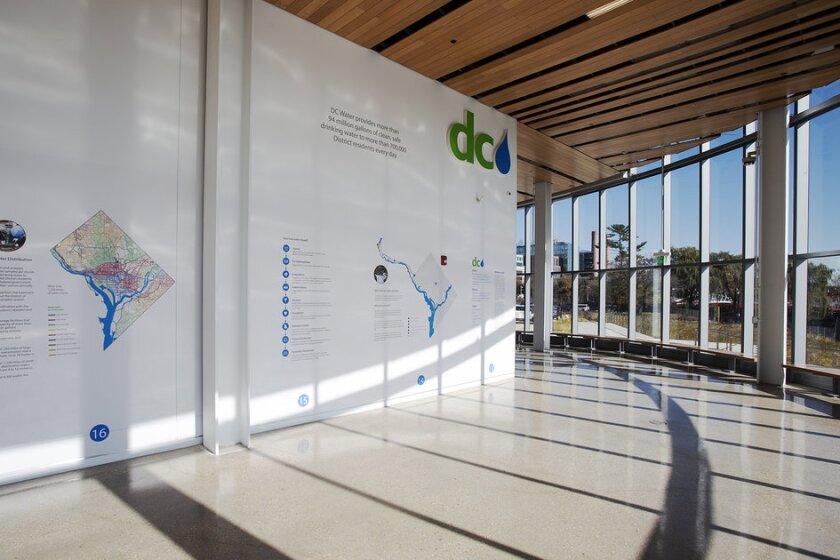 DC Water's Front Lobby