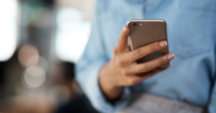 Business,,Woman,And,Smartphone,In,Hand,Or,Office,For,Trend