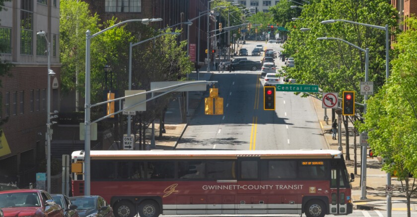 Atlanta,,Usa,-,April,20,,2018:,Public,Transportation,Bus,Of