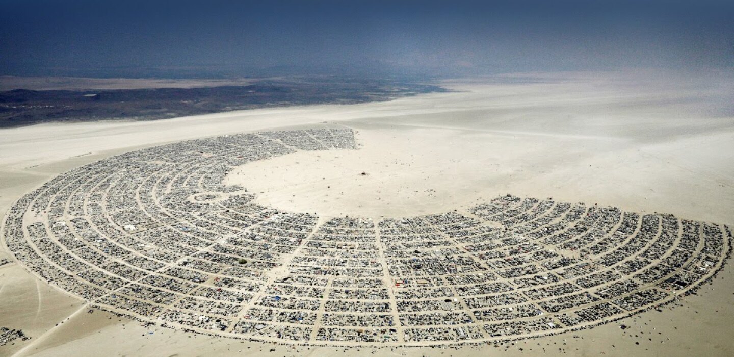 Burning Man Festival Art Installation in 2021