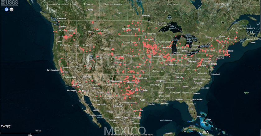 Usgs Wind Turbine Map Usgs Launches Interactive Map Of The Nation's Wind Turbines