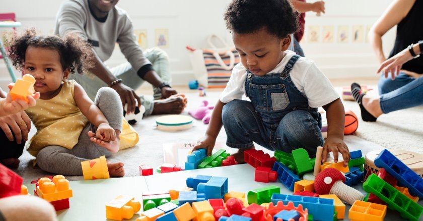 Playtime at a child care center