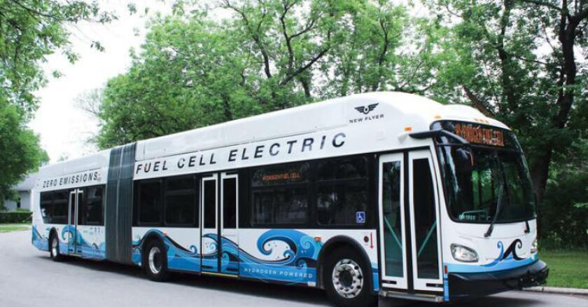 hydrogen fuel cell bus